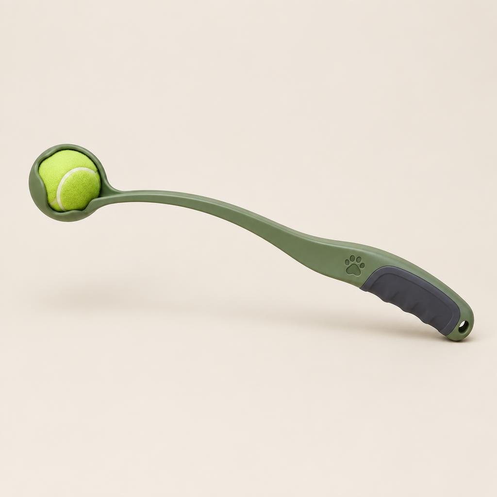 Ball Launcher with Tennis Ball