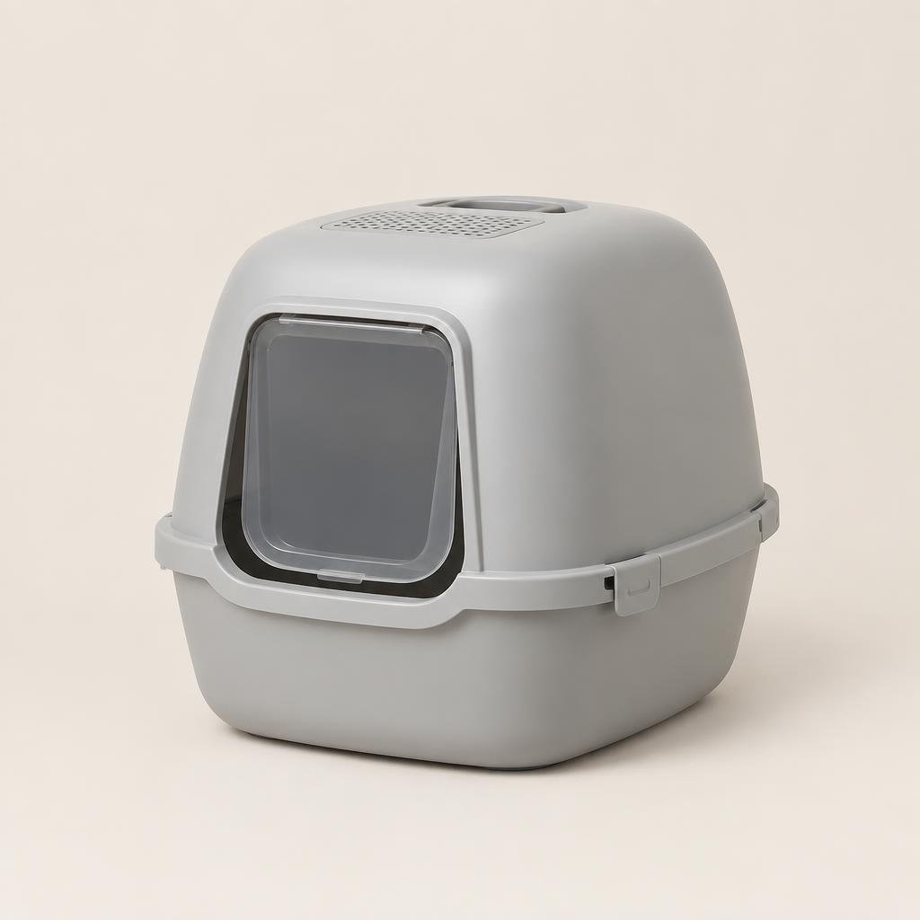 Covered Cat Litter Box